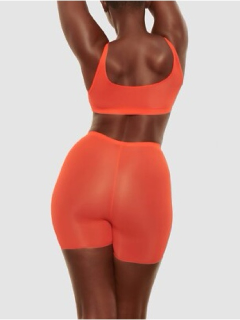 SKIMS Size XXS Jelly Sheer Short in Poppy - Picture 7 of 16